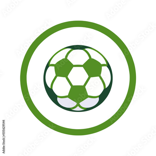 Soccer-ball-icon-with-green-circle