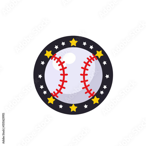 Baseball-icon-with-stars-and-stripes