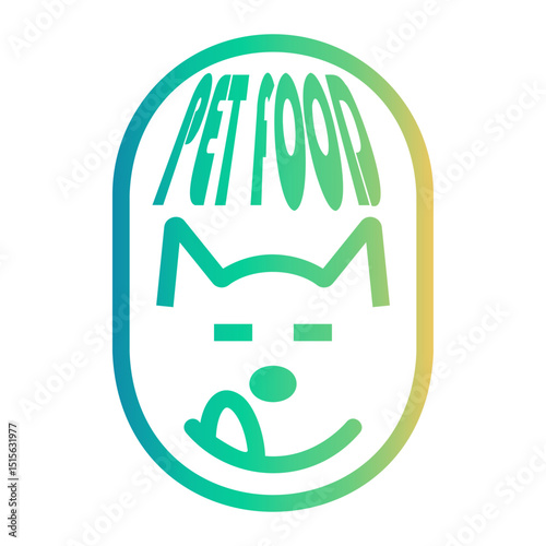 petshop Line Gradient Icon