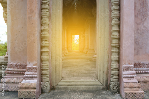 wat mahathat temple in sukhothai, thailand