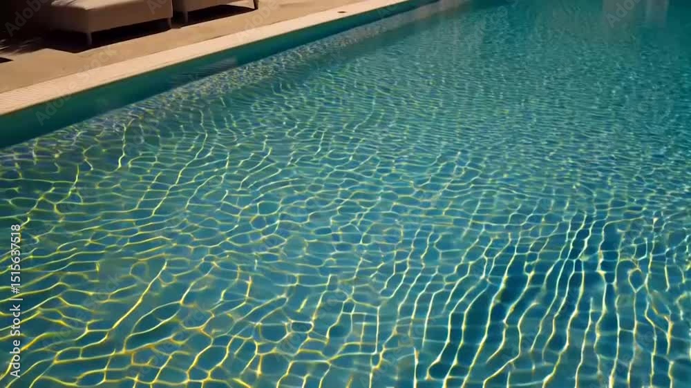 swimming pool with water