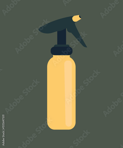Hairdresser Tools and Hair Care Items Flat Design,Beauty Tools for Hair Treatment vector illustation