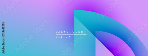 Abstract gradient background. Purple, blue hues blend smoothly. Minimalist design features text background design. Modern aesthetic.