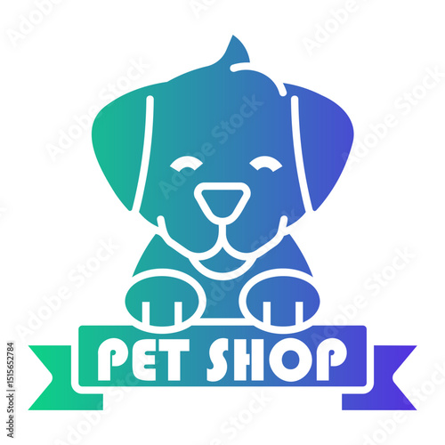 petshop Gradient icon