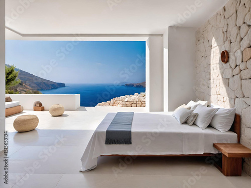 modern interior design of a hotel room