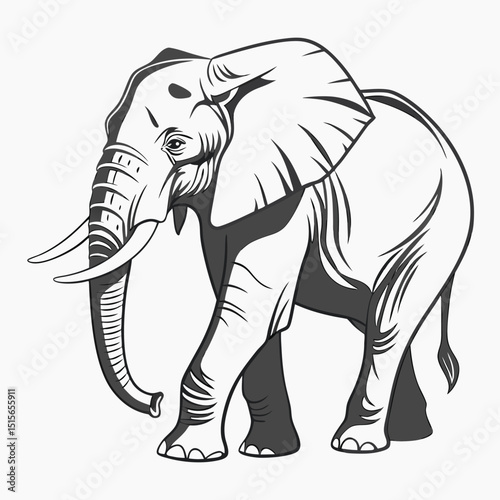 Elephant The largest land animal admired for its intelligence and gentle nature