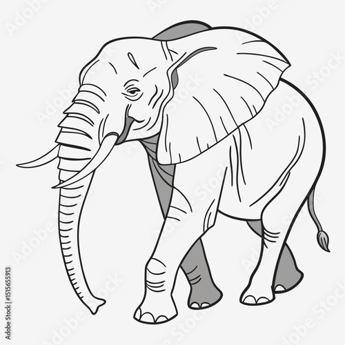 Elephant The largest land animal admired for its intelligence and gentle nature