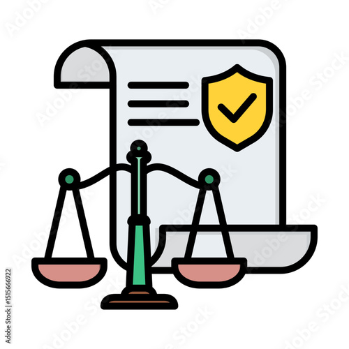 Balanced Justice Scale Icon