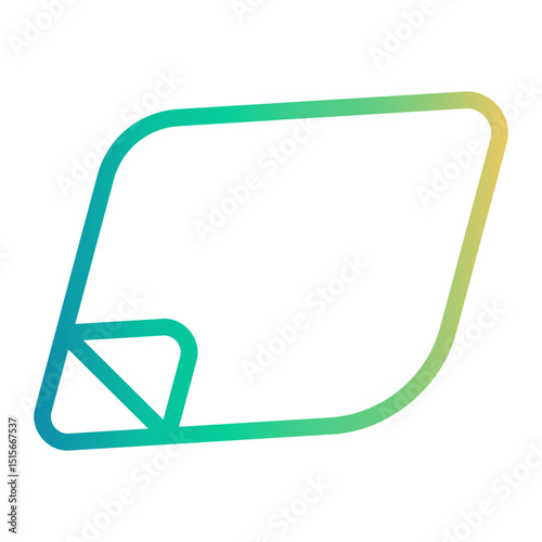 sticker Line Gradient Icon