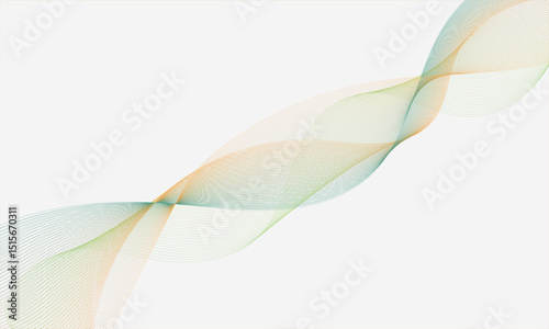 Abstract Wave Background with Digital Marketing Flow and Purple Dotted Lines