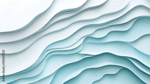 Abstract layered design with soft color transitions.