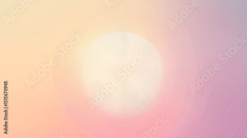 Soft, pastel-toned concentric circles create a calming effect.