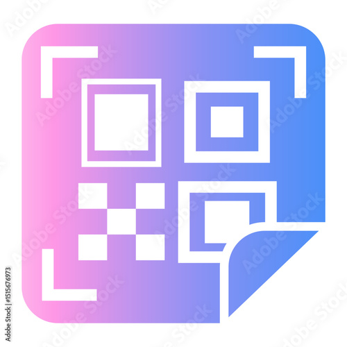 sticker Gradient icon