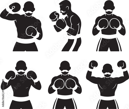 Boxing Silhouettes