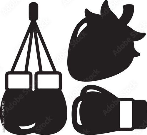 Boxing Silhouettes