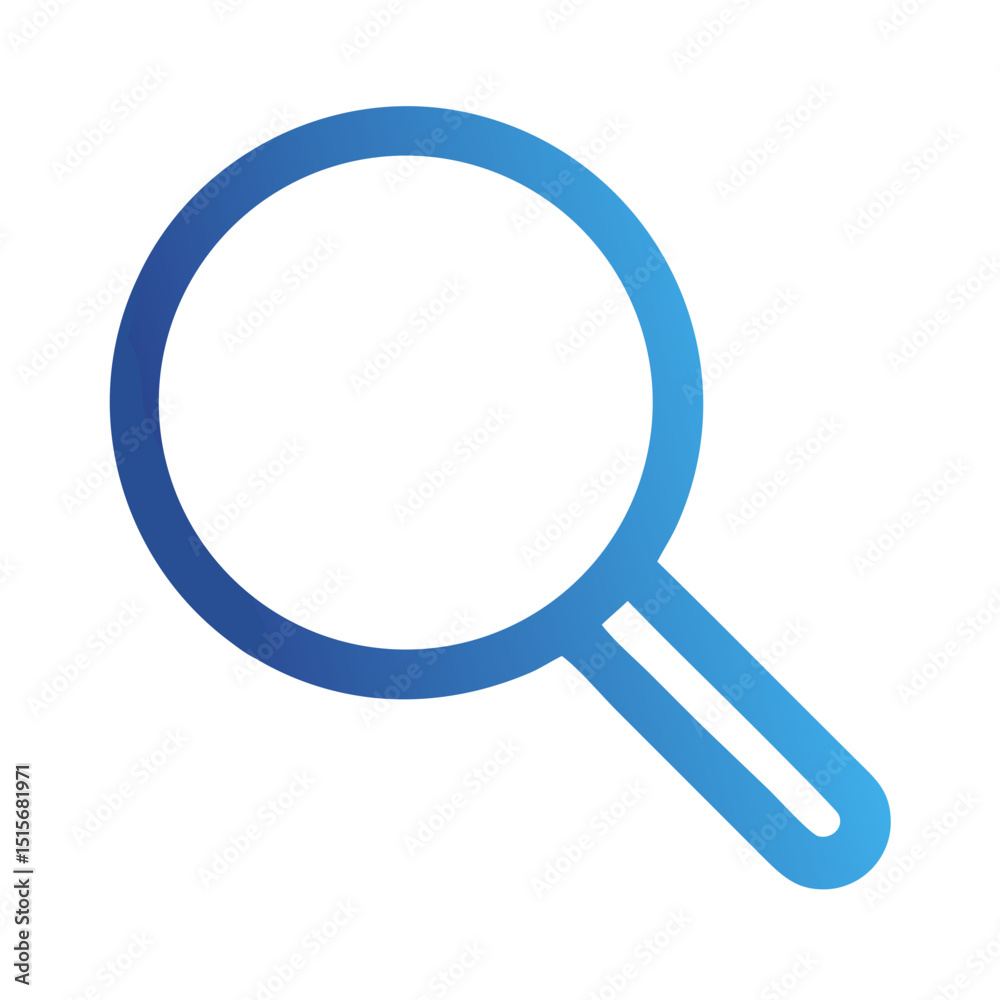 vector magnifying glass icon vector magnifying glass icon