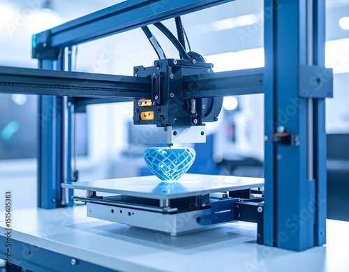 3D printer in action photo