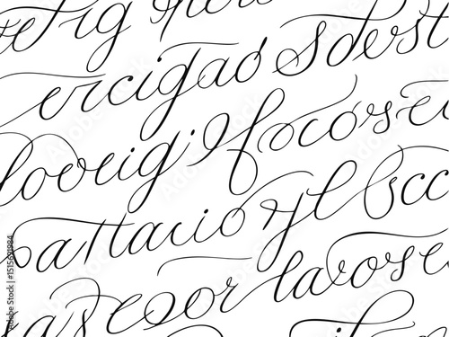 Elegant calligraphy text pattern design vector illustration for vintage style background and decoration use silhouette