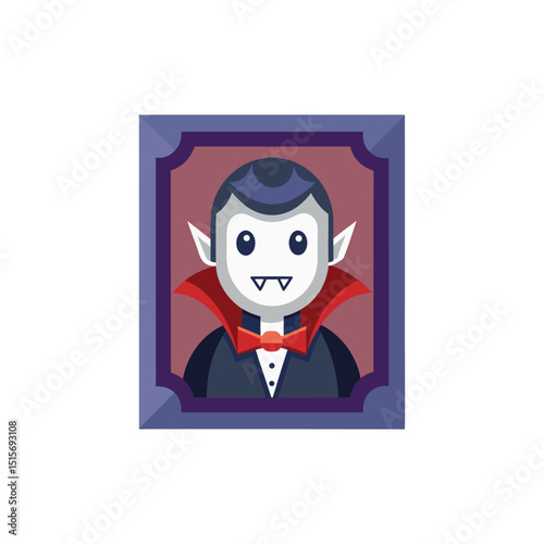 Minimal Halloween Frames icon vector illustration isolated on white background 