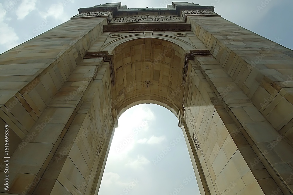 Fototapeta premium All India War Memorial India Gate in New Delhi View