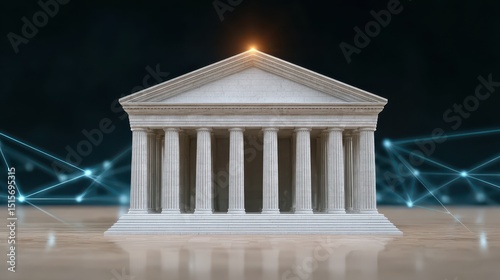 Connection of financial data or financial transactions through banks. Online banking technology. Digital wallet and virtual bank.