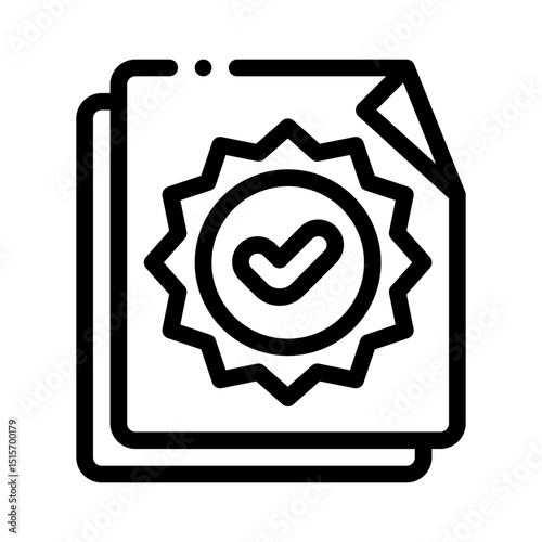 checkmark line icon