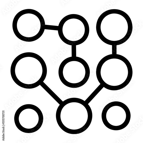complexity Line Icon