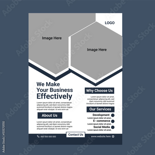 Corporate business promotion flyer design