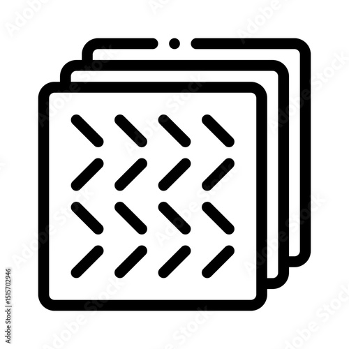 metal sheet line icon