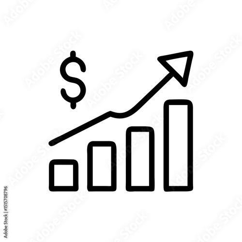 profit increase icon  .svg