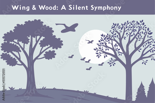 Wing & Wood: A Silent Symphony