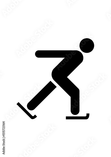 Ice Skating / Speed Skating Icon