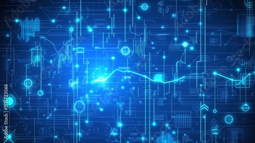 Abstract digital technology background