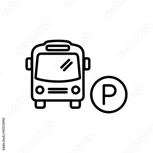 Icon Bus Parking
