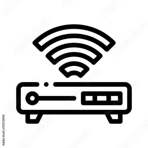 Wi Fi line icon