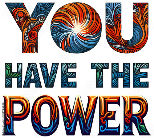 You have the power, typography