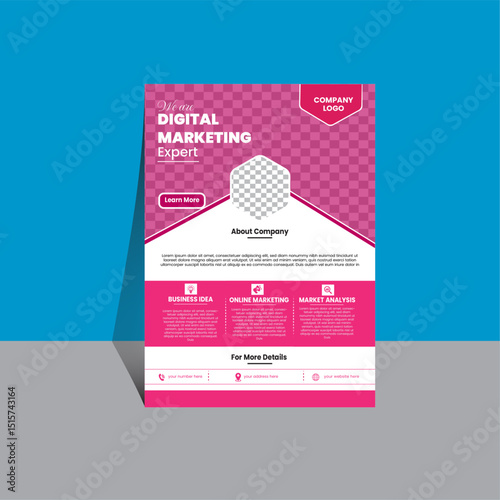 Modern, Simple Corporate / Business flyer design template