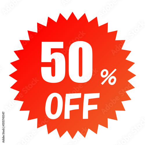 50%OFF セールアイコン