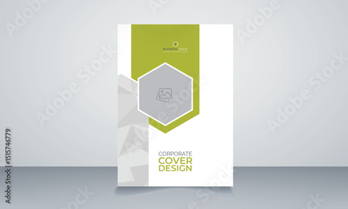 Company profile annual report cover brochure cover or book cover template
