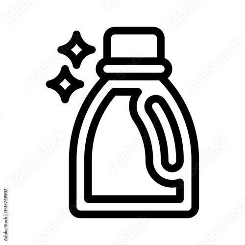 detergent line icon