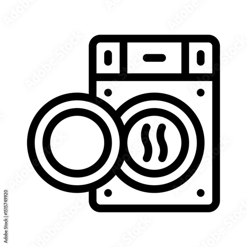 dryer line icon