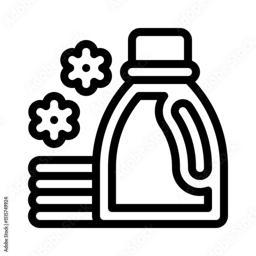 fabric softener line icon