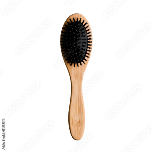 Eco-friendly bamboo hair brush for daily use.