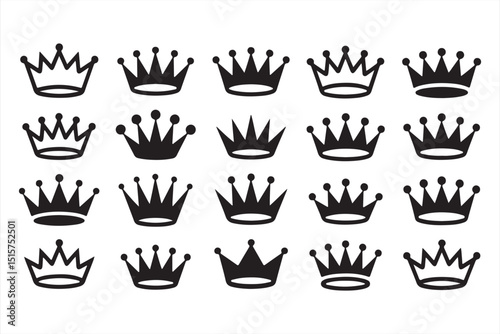 Timeless and Regal Vintage Crown Designs for Classic Branding