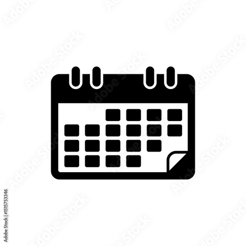 Calendar day grid icon showing monthly date layout and planning