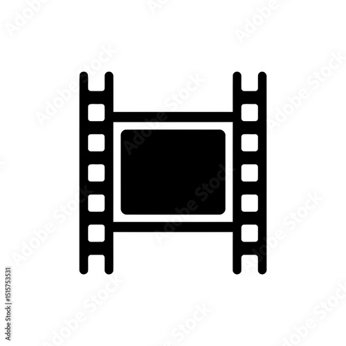 Film Strip Icon for Video and Movie Media