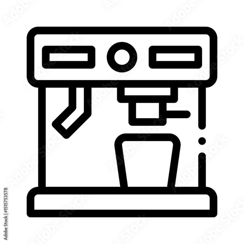 coffee maker line icon