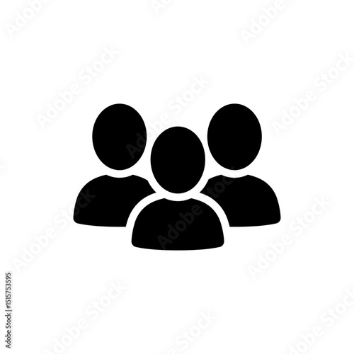 Icon of two users representing a small group or team