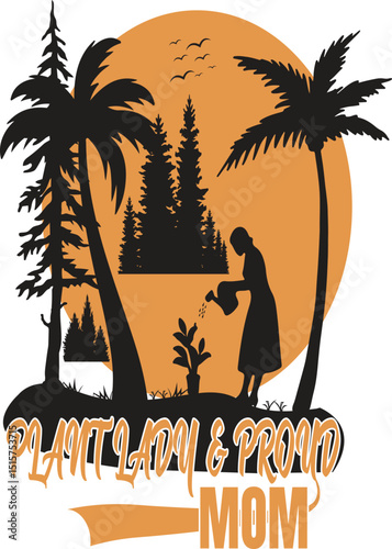 plant mother| nature lover t-shirt design