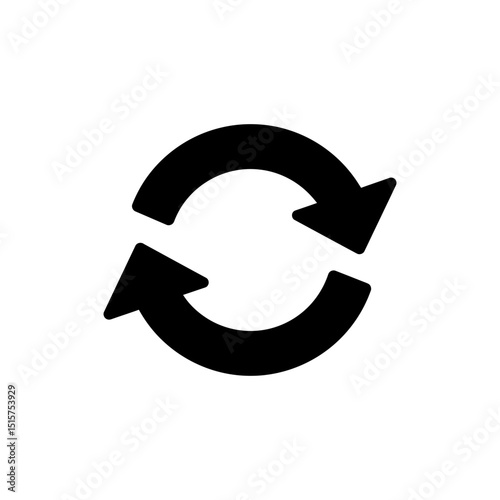 Repeat loop arrow icon symbolizing continuous or repeated action